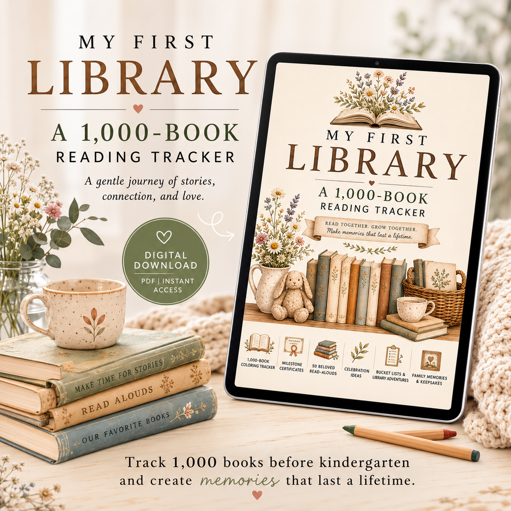 1,000 Books Before Kindergarten Reading Tracker