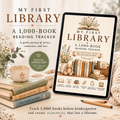 1,000 Books Before Kindergarten Reading Tracker