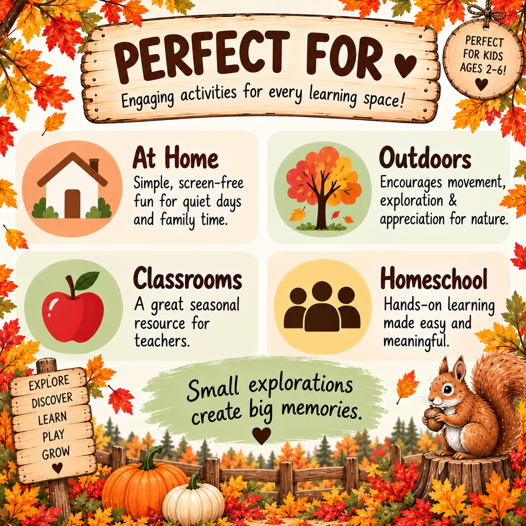 My Fall Treasures: 15 Fall Scavenger Hunts & Activities for Kids